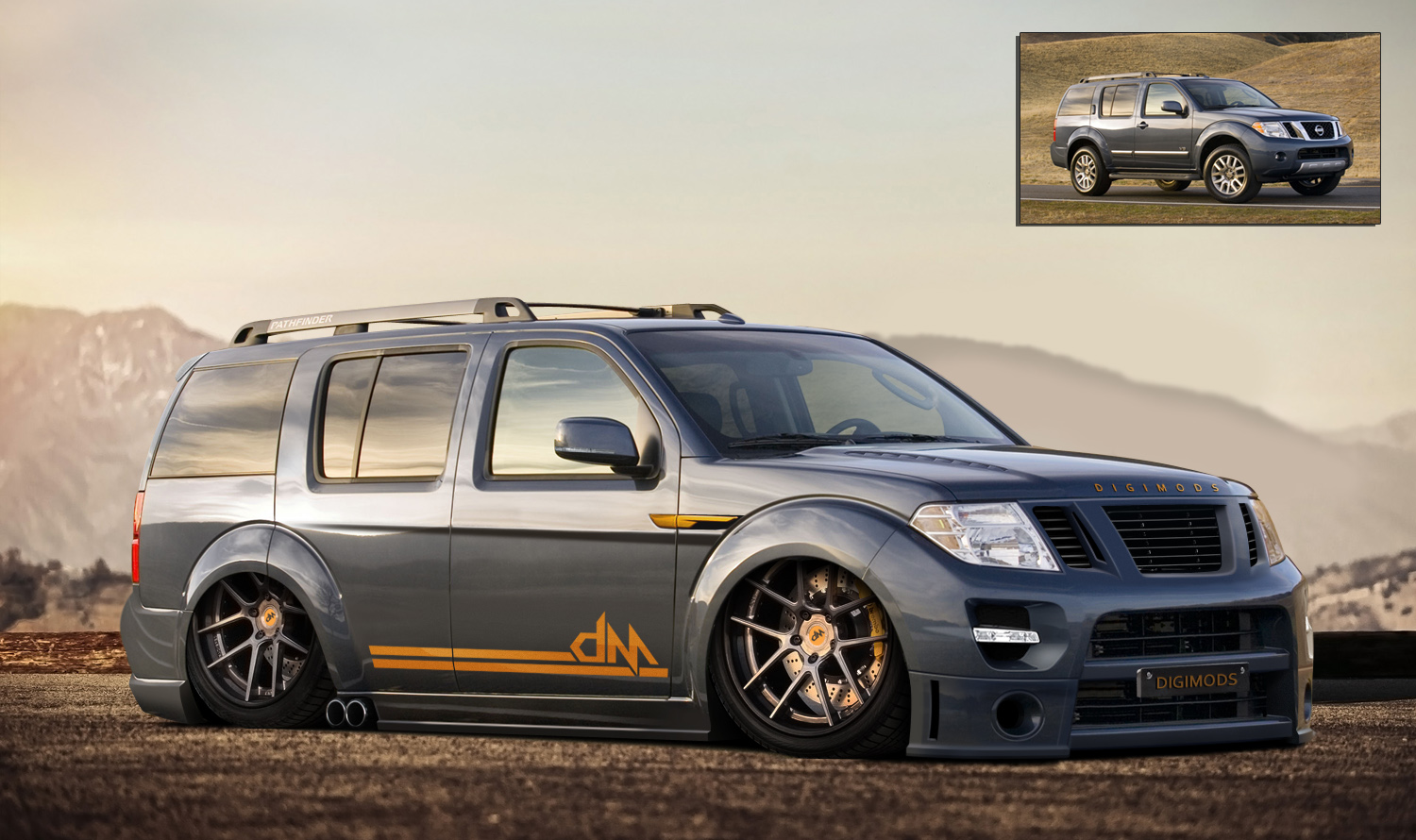 Lowered Nissan Pathfinder